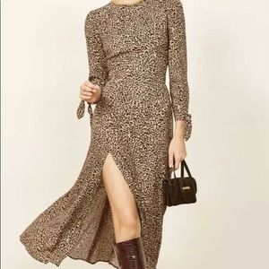 REFORMATION LEOPARD DRESS